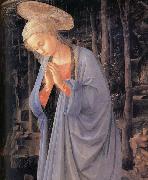 Fra Filippo Lippi Details of The Adoration of the Infant Jesus oil painting artist